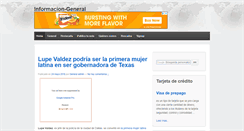 Desktop Screenshot of informacion-general.com